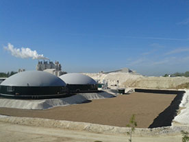 Anaerobic Digestion Plant and Lagoon